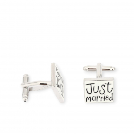 Butoni camasa - Butoni camasa colectia Nunta - "Just Married"