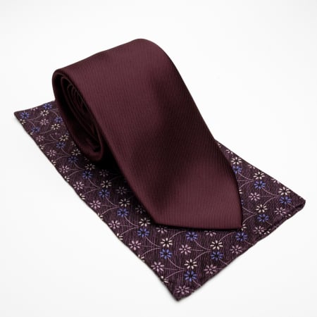 Cadou barbati: batista matase + cravata matase [0]