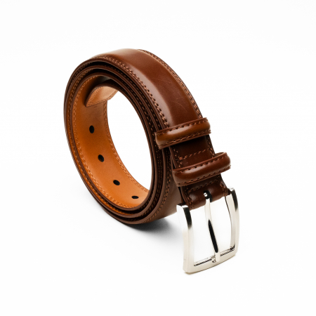 Cadou barbati: curea din piele + fular din bumbac [2]