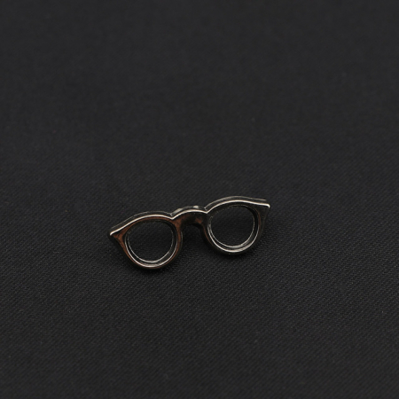 Alte Accesorii - Pin cravata / rever "ochelari" bronz