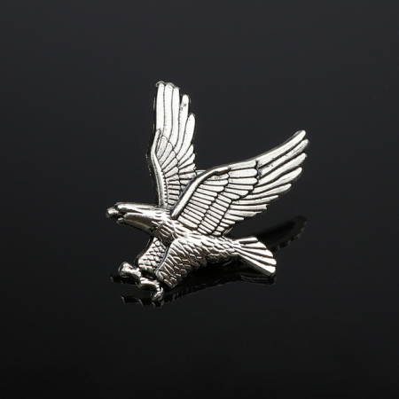 Alte Accesorii - Pin cravata / rever "vultur" argintiu