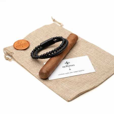 Bratara din piele si pietre pentru barbati [1]