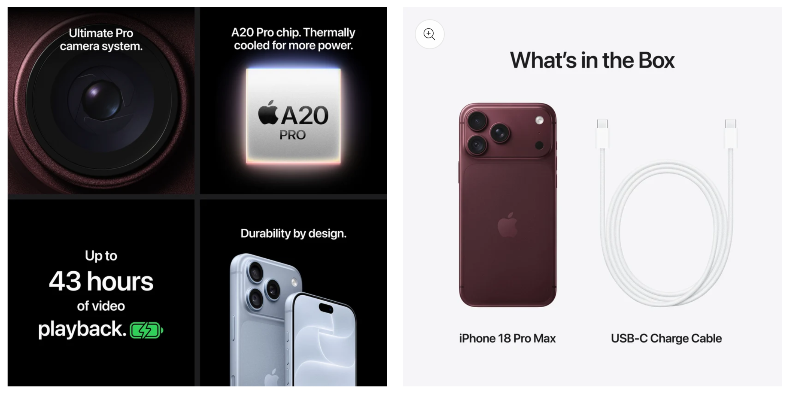 Apple iPhone 18 pro max