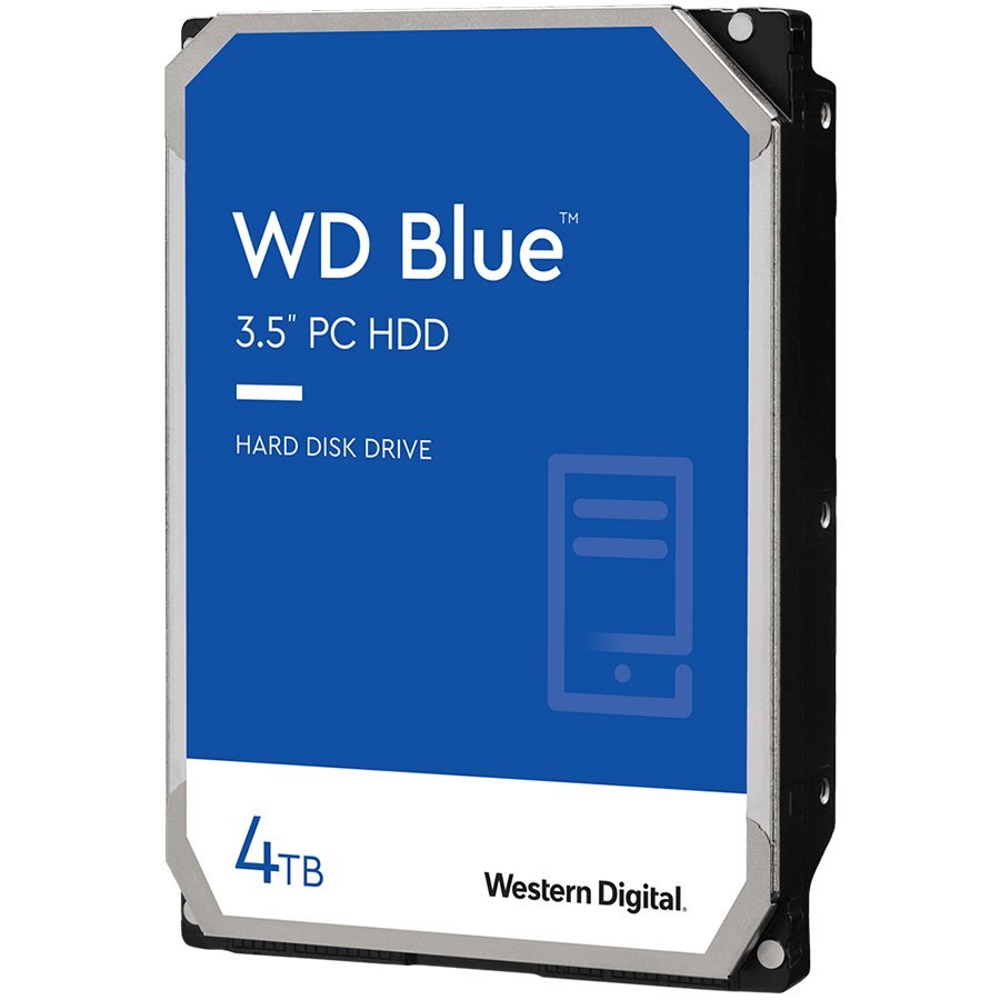 HDD Desktop WD Blue 4TB CMR, 3.5'', 256MB, 5400 RPM, SATA [1]