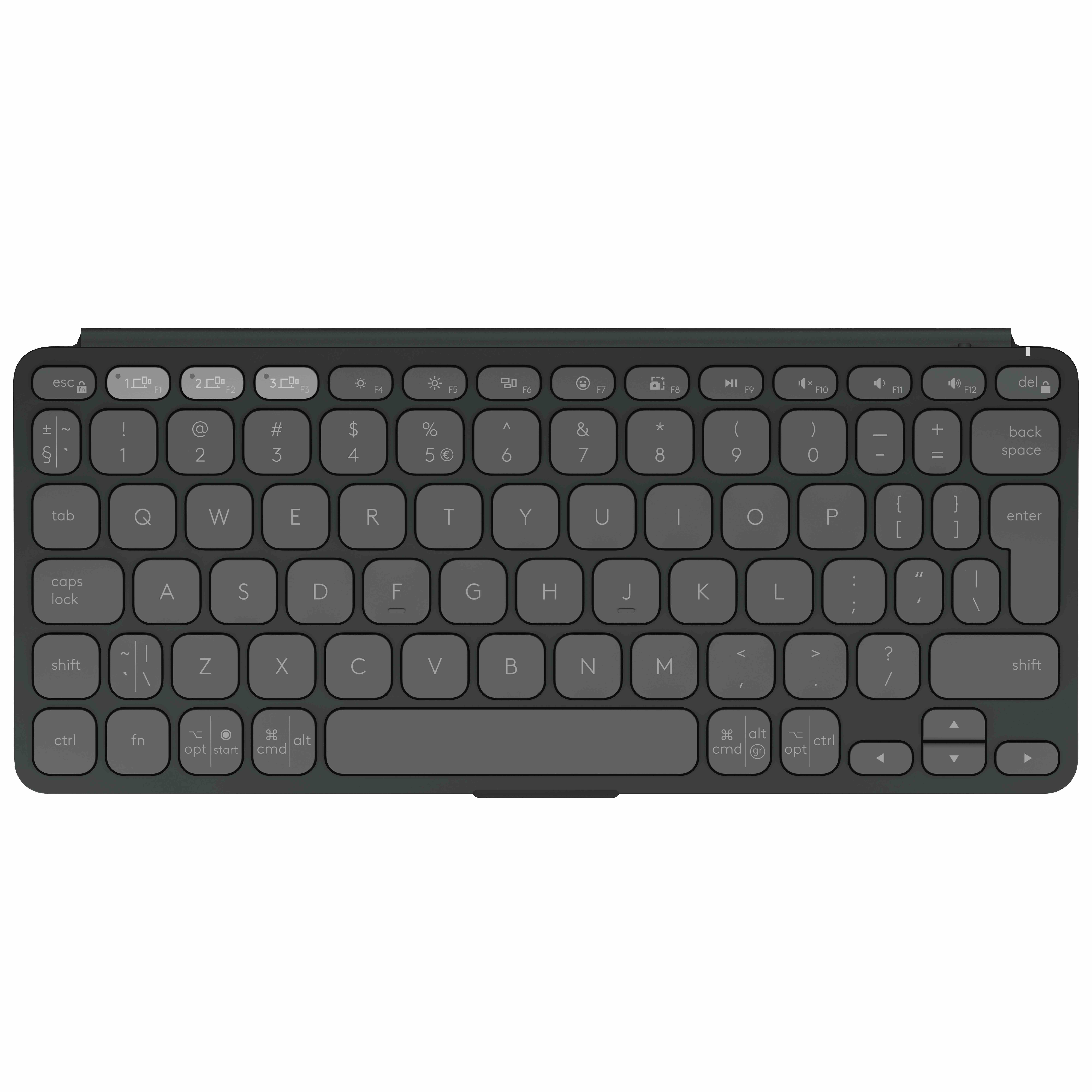 Tastaturi - Logitech Keyboard Keys-To-Go 2 for iPad BT-948-APPLE - Space Grey - US INT'L