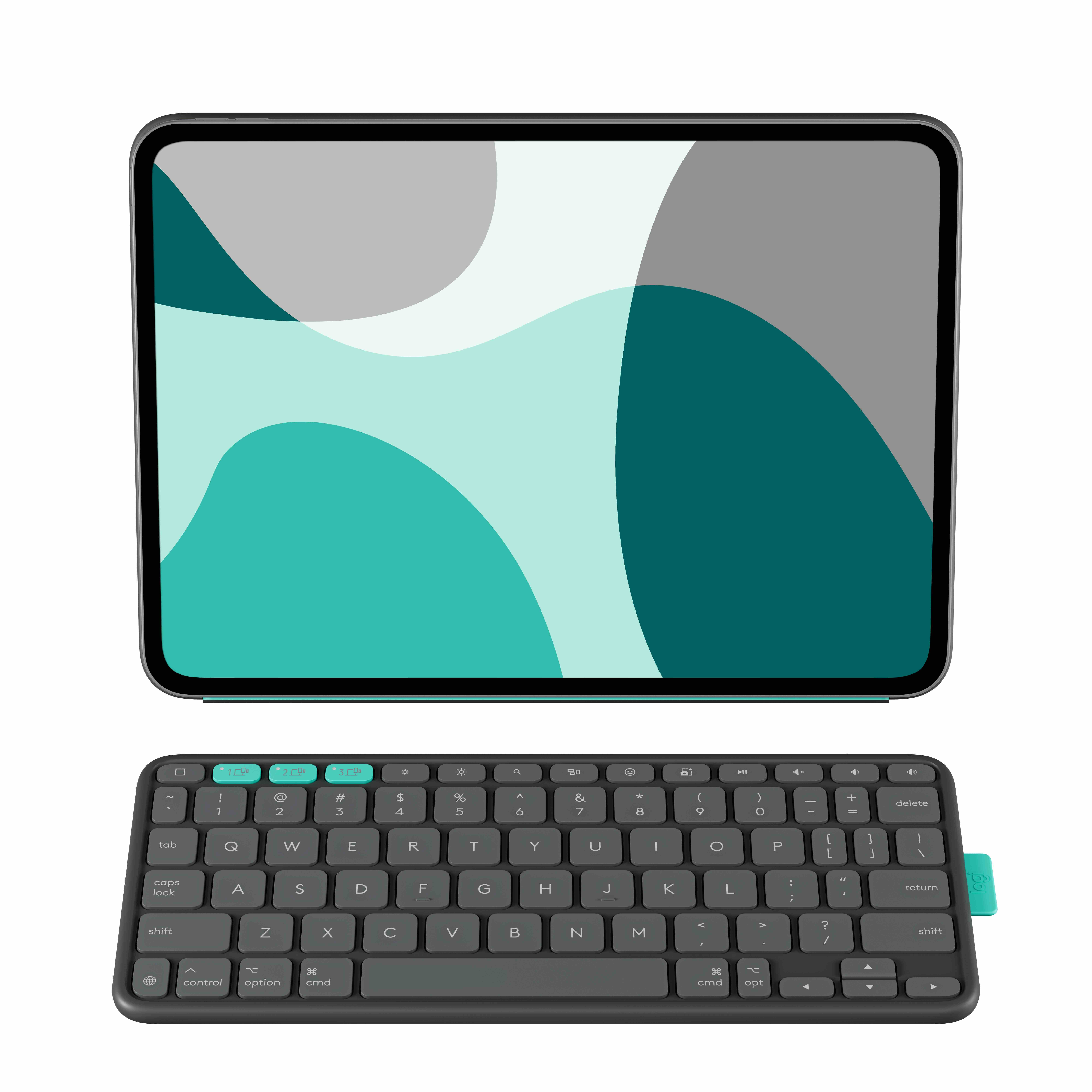 Logitech Flip Folio keyboard case for iPad Pro & Air 11" Graphite - US [3]