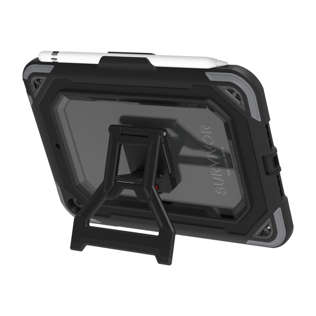Griffin Survivor All-Terrain for iPad mini (2019) - Black/Gray/Clear [9]