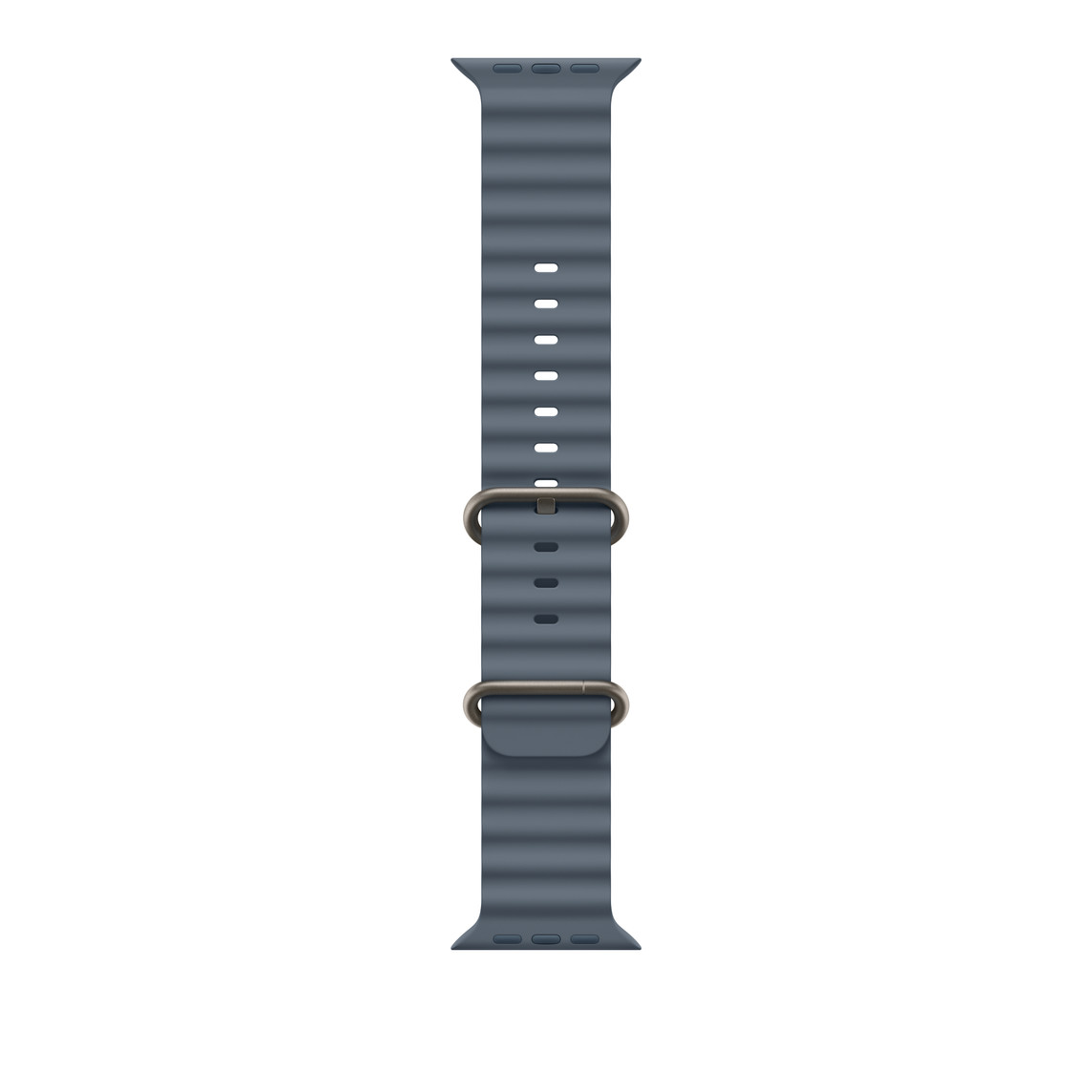 Laptop, Tablete & Telefoane - Apple Watch 49mm Band:  Anchor Blue Ocean Band - Natural Titanium Finish