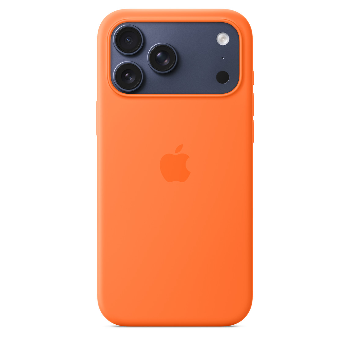 Apple iPhone 17 Pro Max Silicone Case with MagSafe - Orange [1]