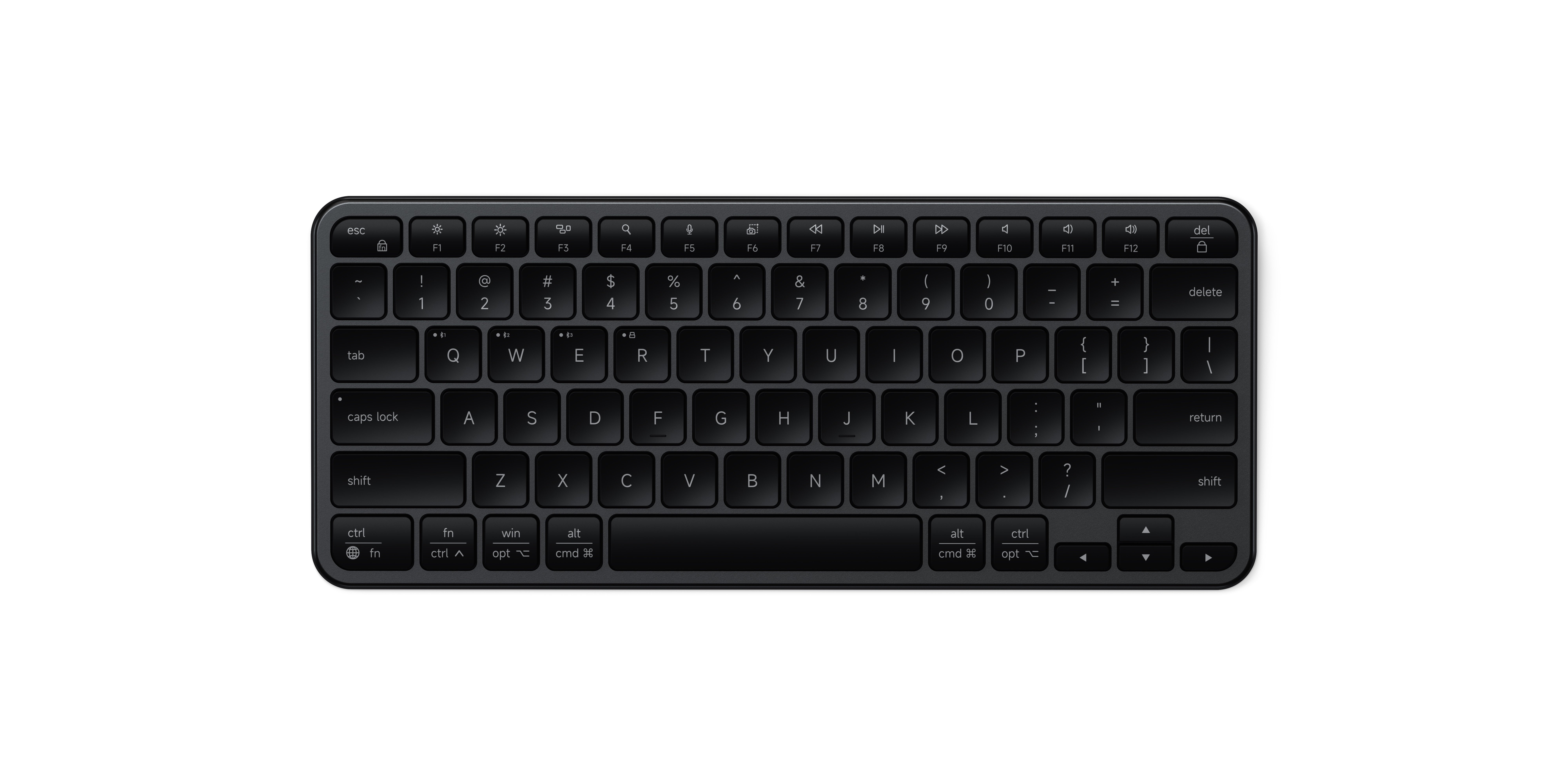 Sisteme PC & Periferice - Satechi Slim EX1 Wireless Keyboard - US English - Space Black