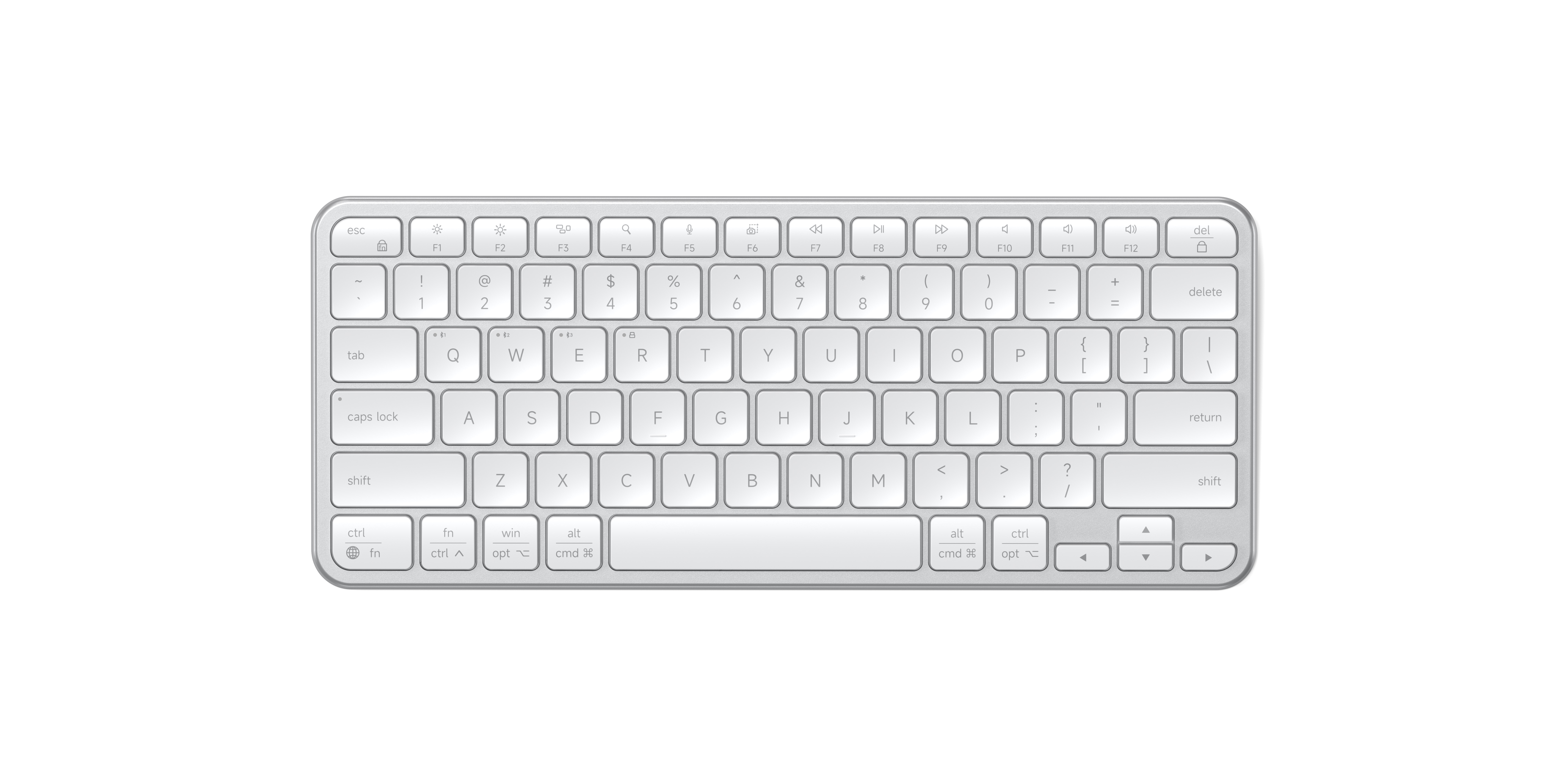 Sisteme PC & Periferice - Satechi Slim EX1 Wireless Keyboard - US English - Silver