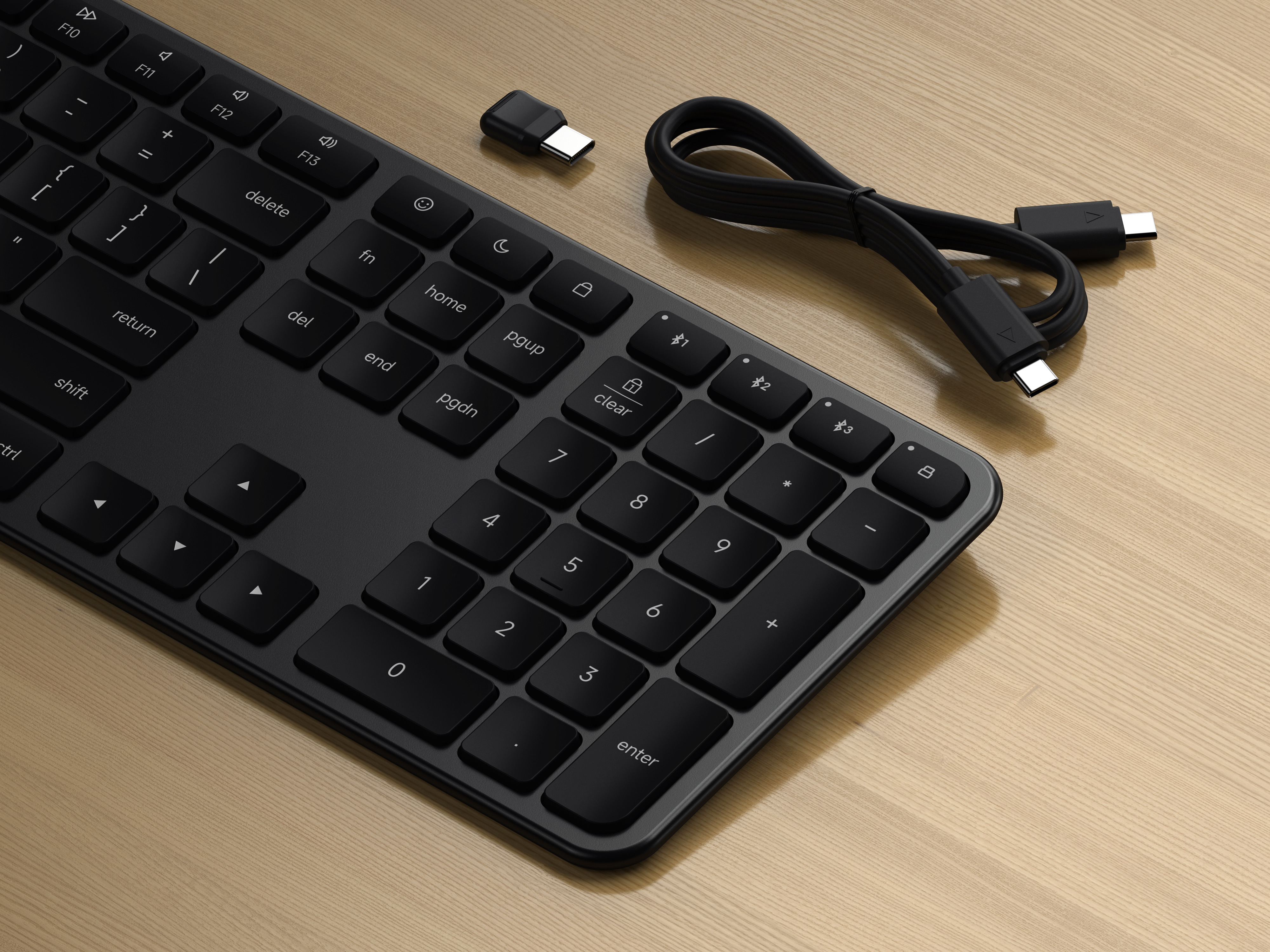 Satechi Slim EX3 Wireless Keyboard - US English - Space Black [5]