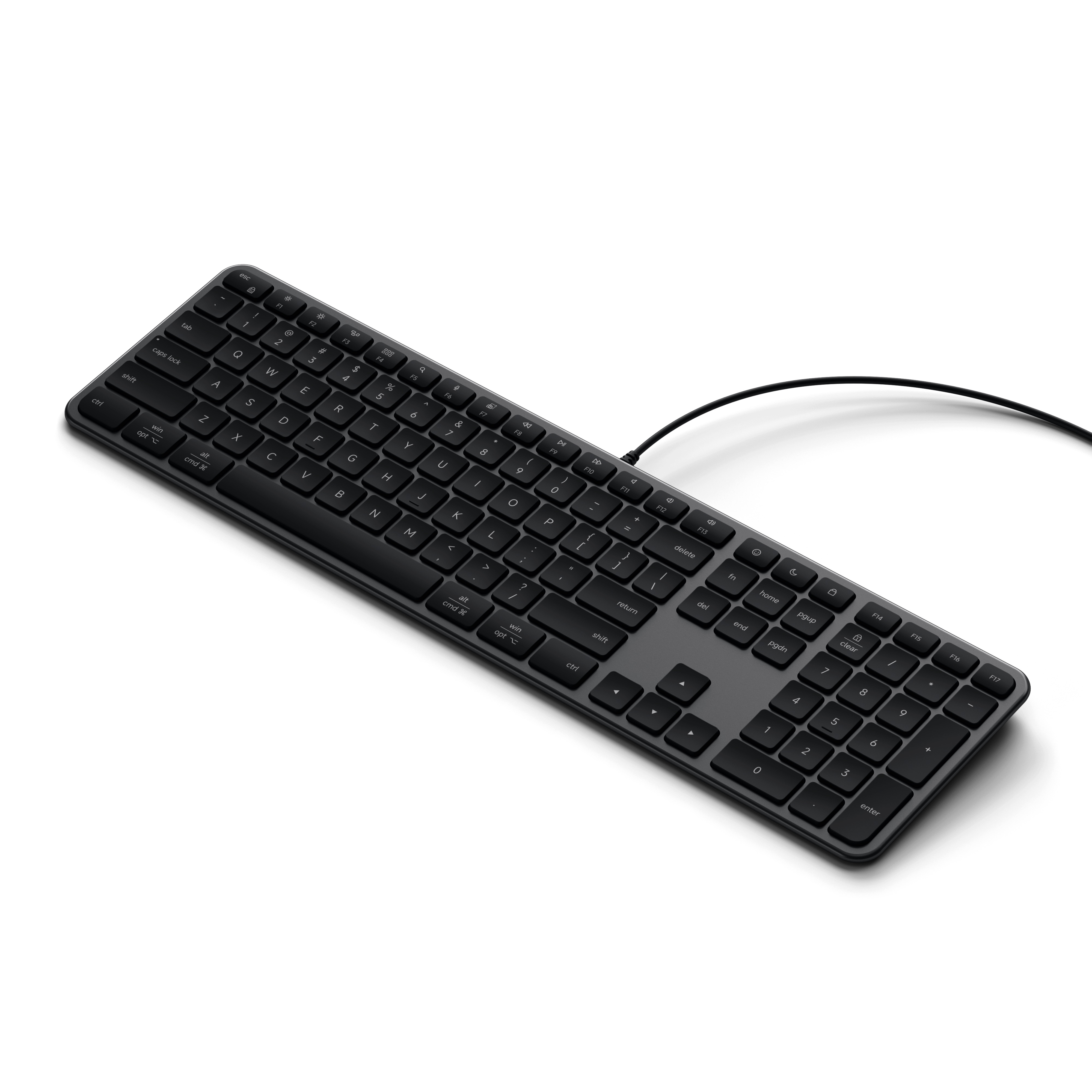 Satechi Slim LX3 Wired Keyboard - US English - Space Black [4]