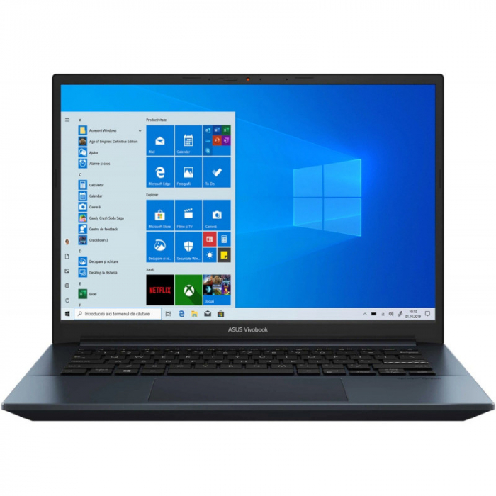 Laptop ASUS 14'' VivoBook Pro 14 OLED K3400PH, WQXGA+ 90Hz, Procesor Intel® Core™ i7-11370H (12M Cache, up to 4.80 GHz, with IPU), 8GB DDR4, 512GB SSD, GeForce GTX 1650 4GB, Win 10 Home, Quiet Blue [2]
