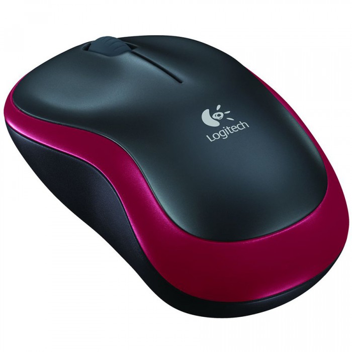LOGITECH Wireless Mouse M185 - RED - 2.4GHZ - EER2 [1]