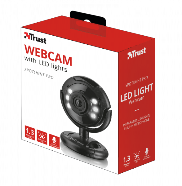 Camera WEB Trust SpotLight Pro Webcam LED Lights [2]