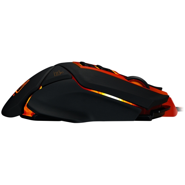 CANYON Hazard GM-6, Hazard GM-6 Optical gaming mouse, adjustable DPI setting 800/1600/2400/3200/4800/6400, LED backlight, moveable weight slot and retractable top cover for comfortable usage, Black ru [2]