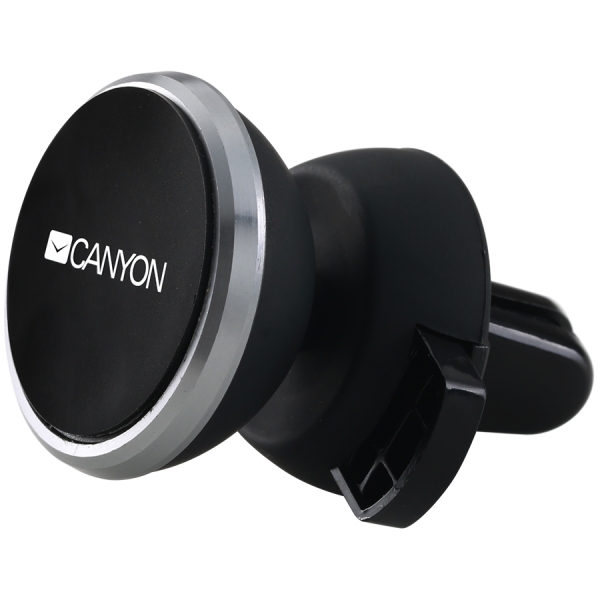Canyon CH-4 Car Holder for Smartphones,magnetic suction function ,with 2 plates(rectangle/circle), black ,40*35*50mm 0.033kg [4]