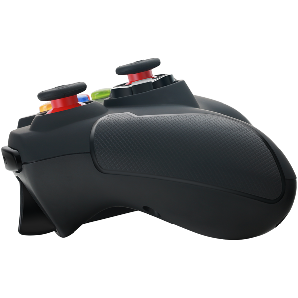 CANYON GP-W6, 2.4G Wireless Controller with Dual Motor, Rubber coating, 2PCS AA Alkaline battery ,support PC X-input mode/D-input mode, PS3, Android/nano size dongle,black [3]