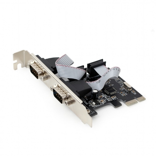 2 serial port PCI-Express add-on card, with extra low-profile bracket "SPC-22" [1]