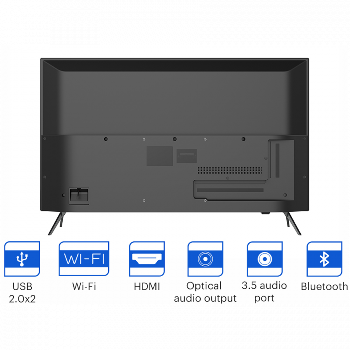 40', FHD, Google Android TV, Black, 1920x1080, 60 Hz, Sound by JVC, 2x8W, 41 kWh/1000h , BT5, HDMI ports 3, 24 months [9]