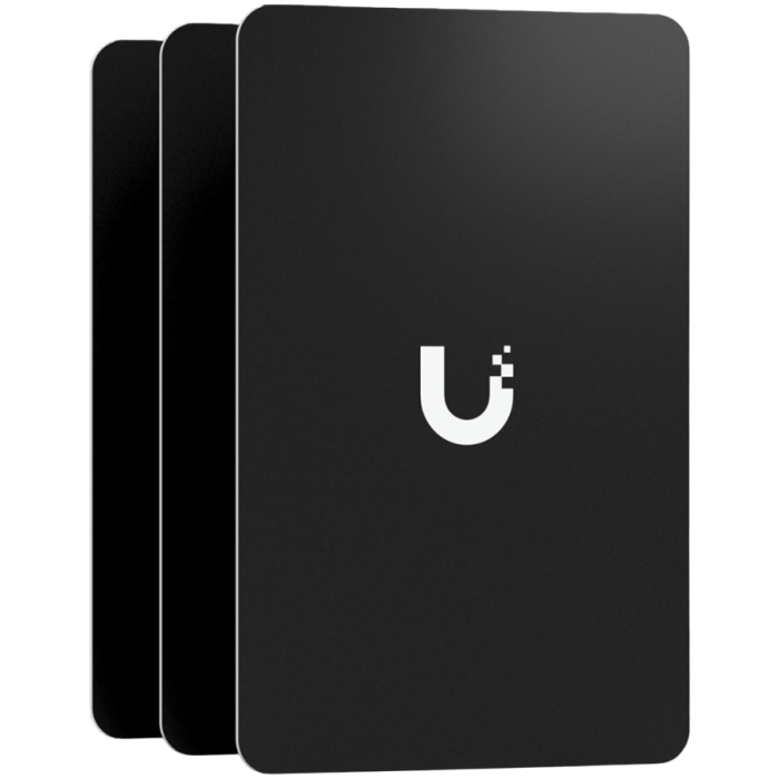 A pack of 10 highly-secure NFC cards used for access control within UniFi. Color - Black [1]