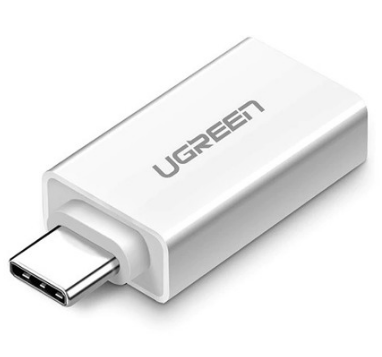 ADAPTOR Ugreen, \\"US173\\", USB Type-C(T) to USB 3.0(M), alb \\"30155\\" (include TV 0.06 lei) - 6957303831555 [1]