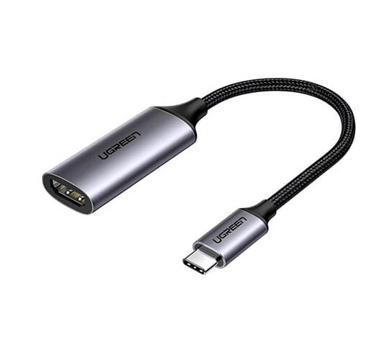 ADAPTOR video Ugreen, \\"CM297\\" USB Type-C (T) la 1 x HDMI (M) (3840 x 2160) la 60 Hz, conectori auriti, negru \\"70444\\" (include TV 0.15 lei) - 6957303874446 [3]