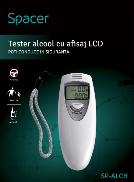 ALCOOL TESTER SPACER, LED Breath, "SP-ALCH" [3]