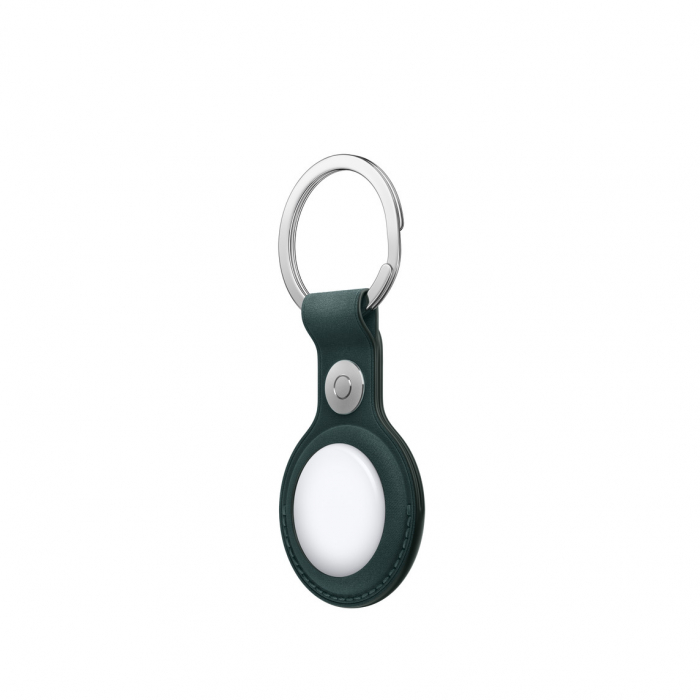Apple AirTag FineWoven Key Ring - Dark Green [2]