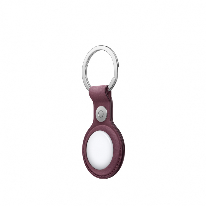 Apple AirTag FineWoven Key Ring - Mulberry [3]