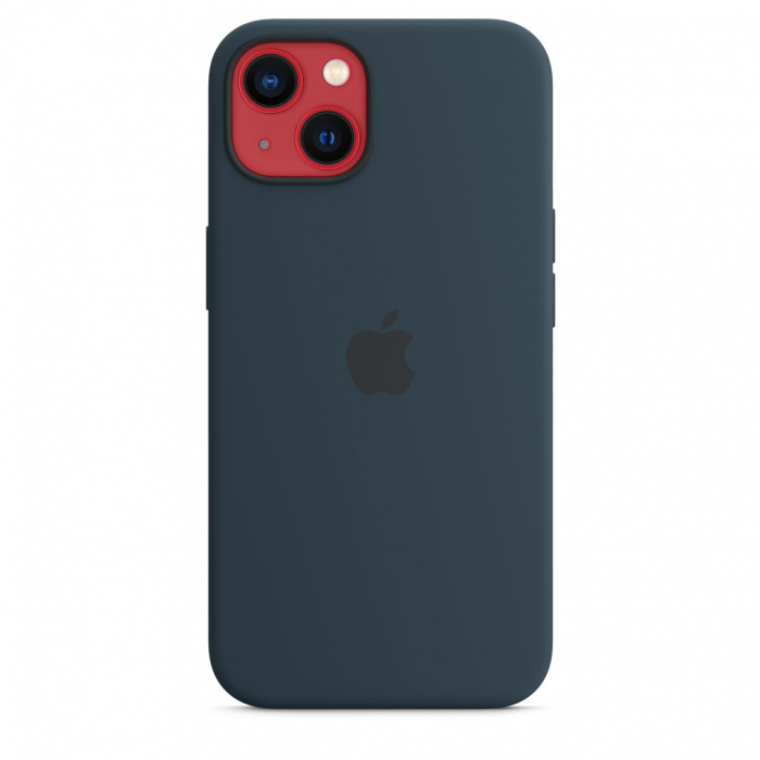 Apple iPhone 13 Silicone Case with MagSafe - Abyss Blue [5]