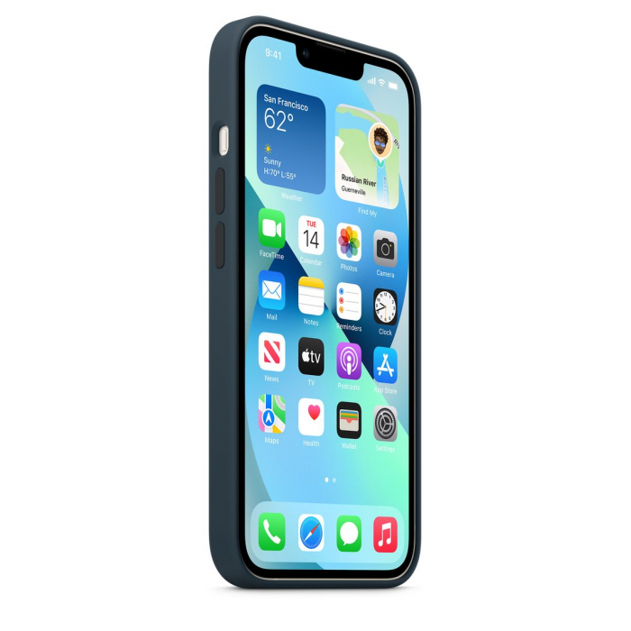 Apple iPhone 13 Silicone Case with MagSafe - Abyss Blue [4]