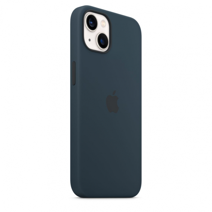 Apple iPhone 13 Silicone Case with MagSafe - Abyss Blue [7]