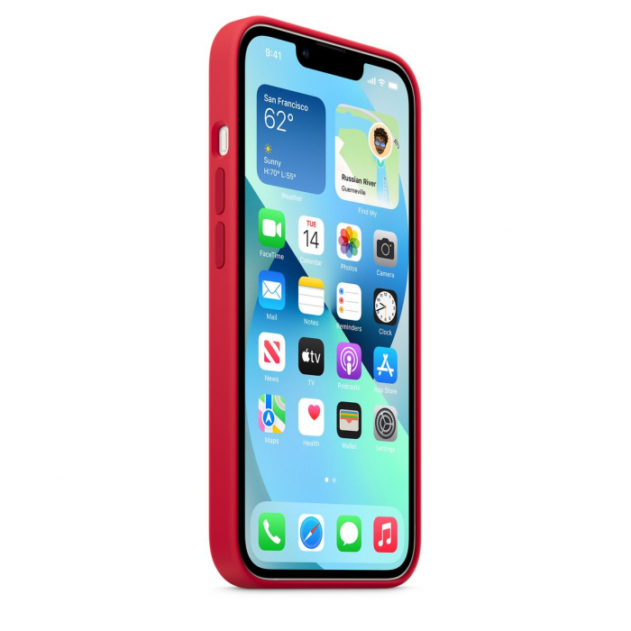 Apple iPhone 13 Silicone Case with MagSafe - (PRODUCT)RED [6]