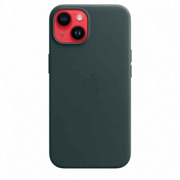 Apple iPhone 14 Leather Case with MagSafe - Forest Green [5]