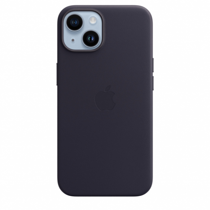 Apple iPhone 14 Leather Case with MagSafe - Ink [2]