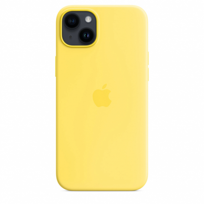 Apple iPhone 14 Plus Silicone Case with MagSafe - Canary Yellow (SEASONAL 2023 Spring) [3]