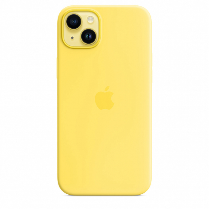 Apple iPhone 14 Plus Silicone Case with MagSafe - Canary Yellow (SEASONAL 2023 Spring) [6]