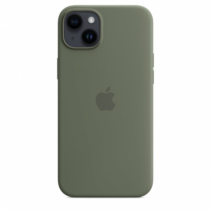 Apple iPhone 14 Plus Silicone Case with MagSafe - Olive (SEASONAL 2023 Spring) [3]