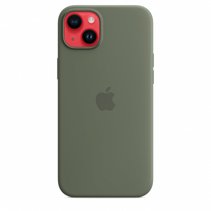 Apple iPhone 14 Plus Silicone Case with MagSafe - Olive (SEASONAL 2023 Spring) [5]