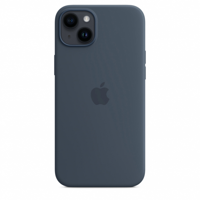 Apple iPhone 14 Plus Silicone Case with MagSafe - Storm Blue [3]