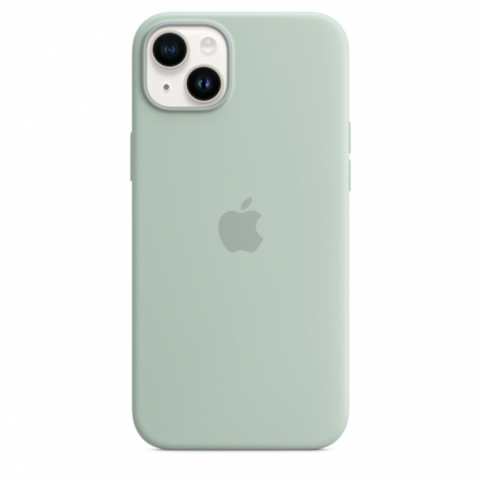 Apple iPhone 14 Plus Silicone Case with MagSafe - Succulent (SEASONAL 2022 Fall) [4]