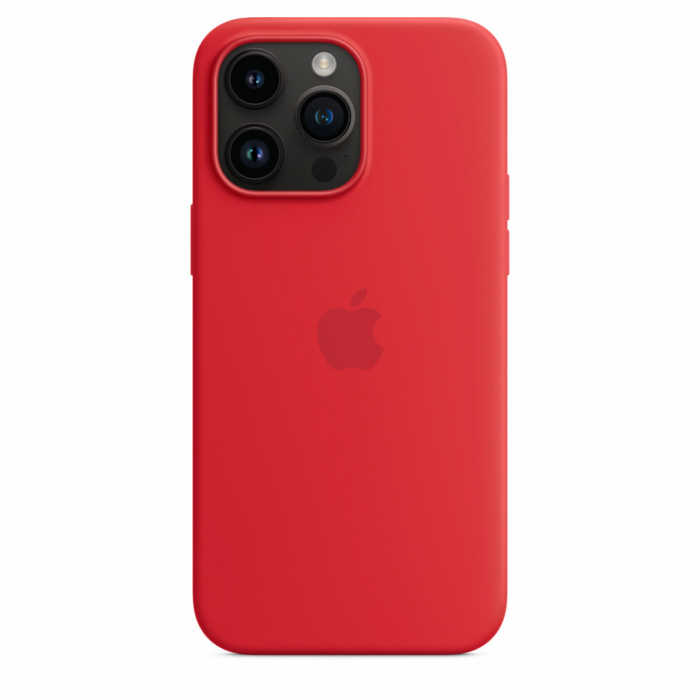 Apple iPhone 14 Pro Max Silicone Case with MagSafe - (PRODUCT)RED [4]