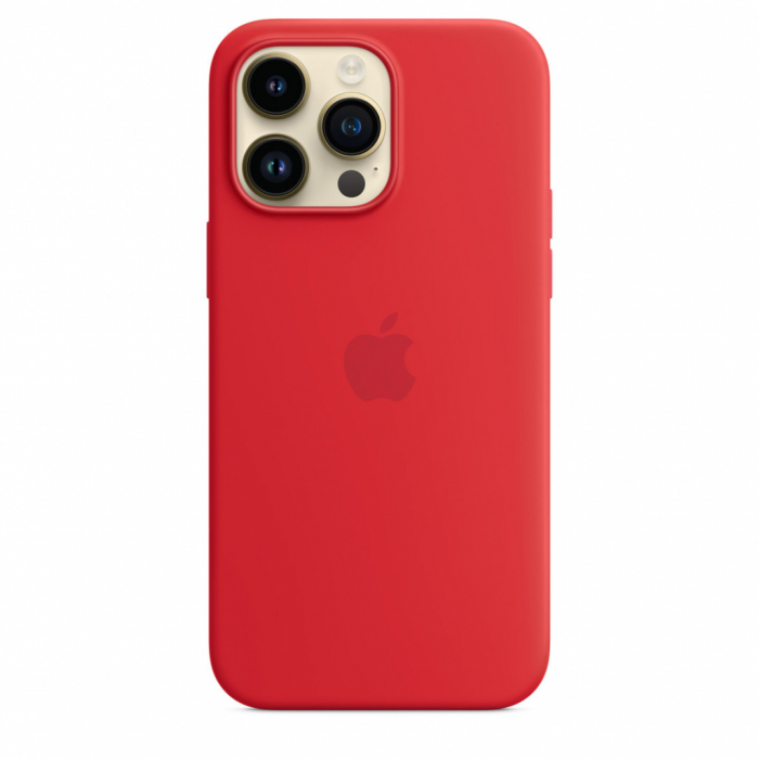 Apple iPhone 14 Pro Max Silicone Case with MagSafe - (PRODUCT)RED [2]