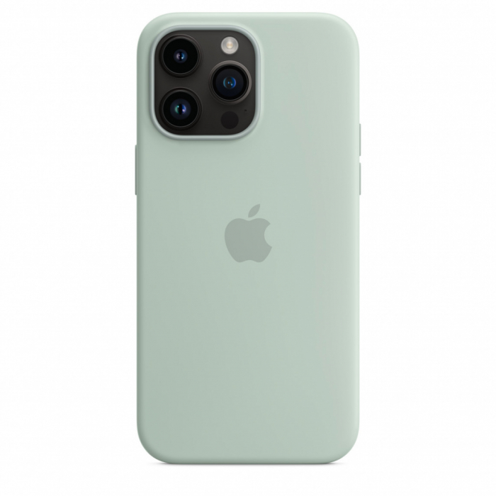 Apple iPhone 14 Pro Max Silicone Case with MagSafe - Succulent (SEASONAL 2022 Fall) [4]