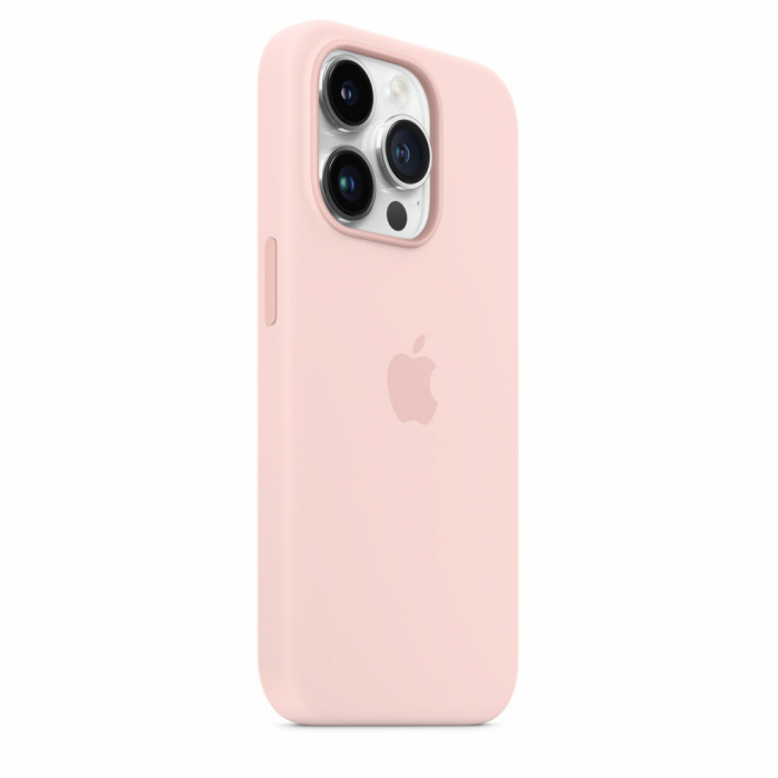 Apple iPhone 14 Pro Silicone Case with MagSafe - Chalk Pink [5]