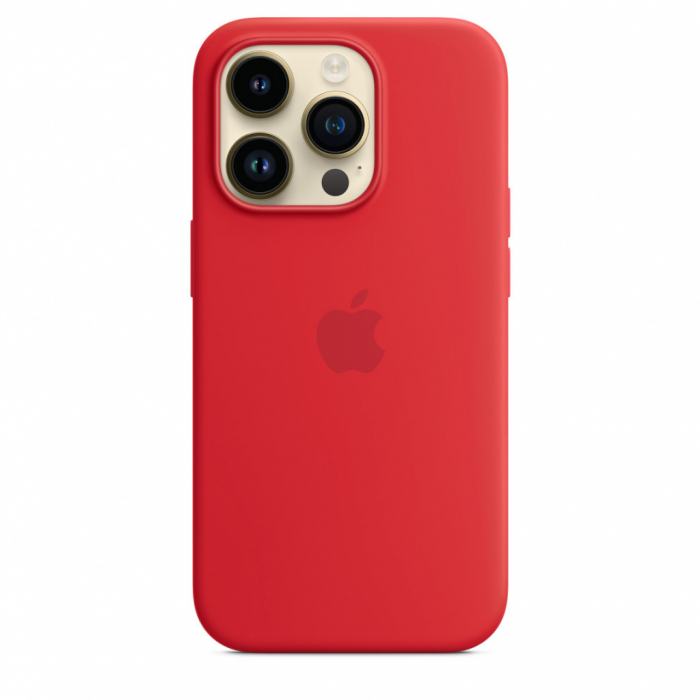 Apple iPhone 14 Pro Silicone Case with MagSafe - (PRODUCT)RED [2]