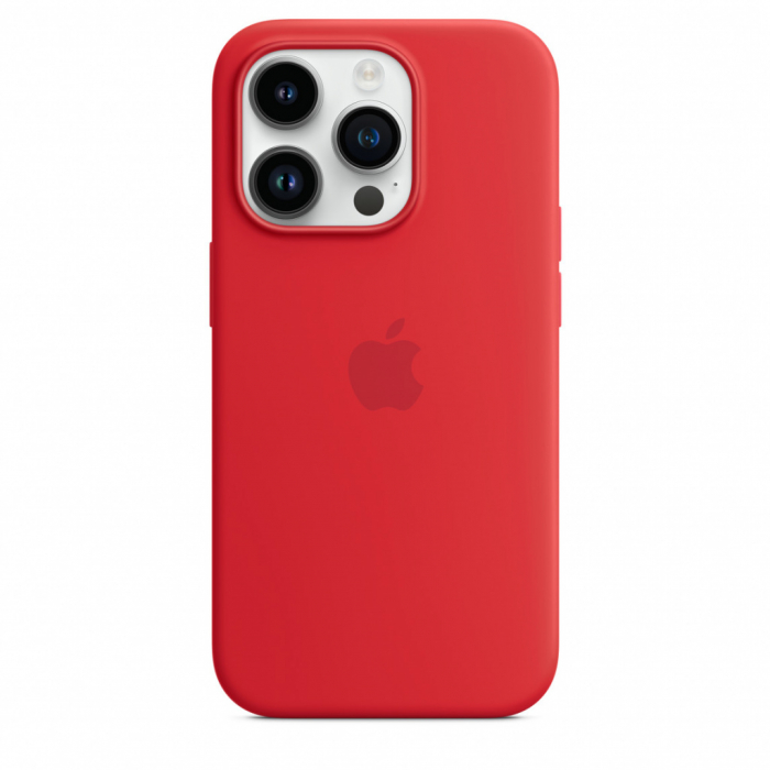 Apple iPhone 14 Pro Silicone Case with MagSafe - (PRODUCT)RED [3]