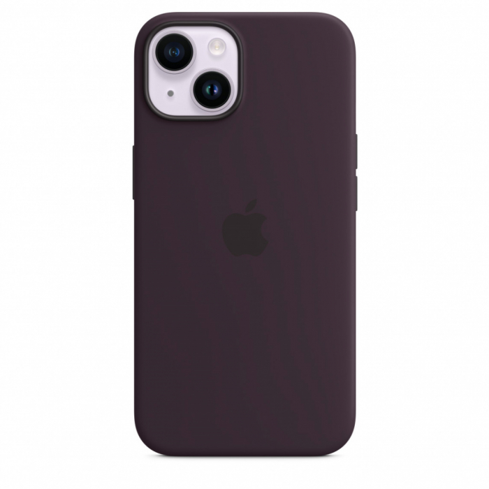 Apple iPhone 14 Silicone Case with MagSafe - Elderberry (SEASONAL 2022 Fall) [2]